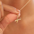 Movable Scissor 10k Gold Charm
