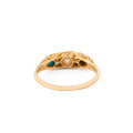 Victorian Pearl, Turquoise, and Diamond, 18k Gold Ring