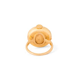 Mid-Century Diamond and 14K Gold Watch Ring