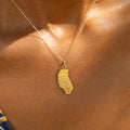 California 14k Gold Charm