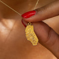California 14k Gold Charm