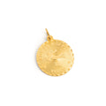 Virgo Disc Zodiac 14k Gold Charm