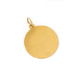 Virgo Disc Zodiac 14k Gold Charm