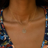 Petite Gemini 14k Gold Zodiac Charm