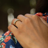 English Opal And 9k Gold Ring