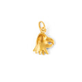 Italian Enamel and 18K Gold Bird's Head Charm