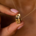 Movable Jack-In-The-Box 14k Gold And Pearl Charm