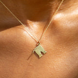 Victorian "No No 1000 Times No" Underwear 14K Gold Charm