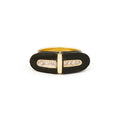 Onyx and Diamond 14k Gold Ring