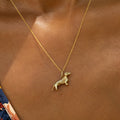 Dachshund 10k Gold Dog Charm