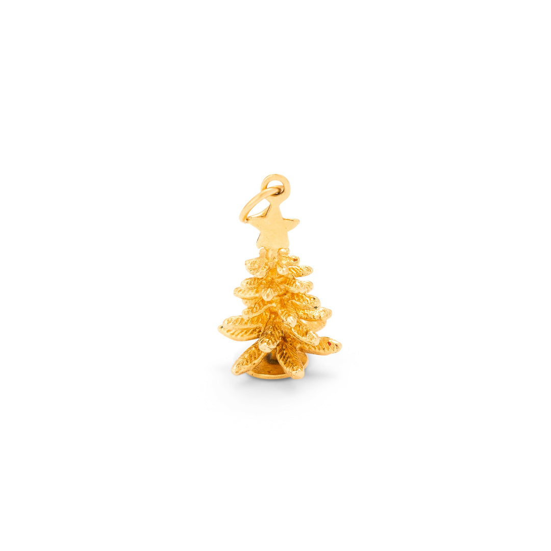 Christmas Tree 14k Gold Charm