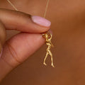 Flamenco Dancer 18k Gold Charm