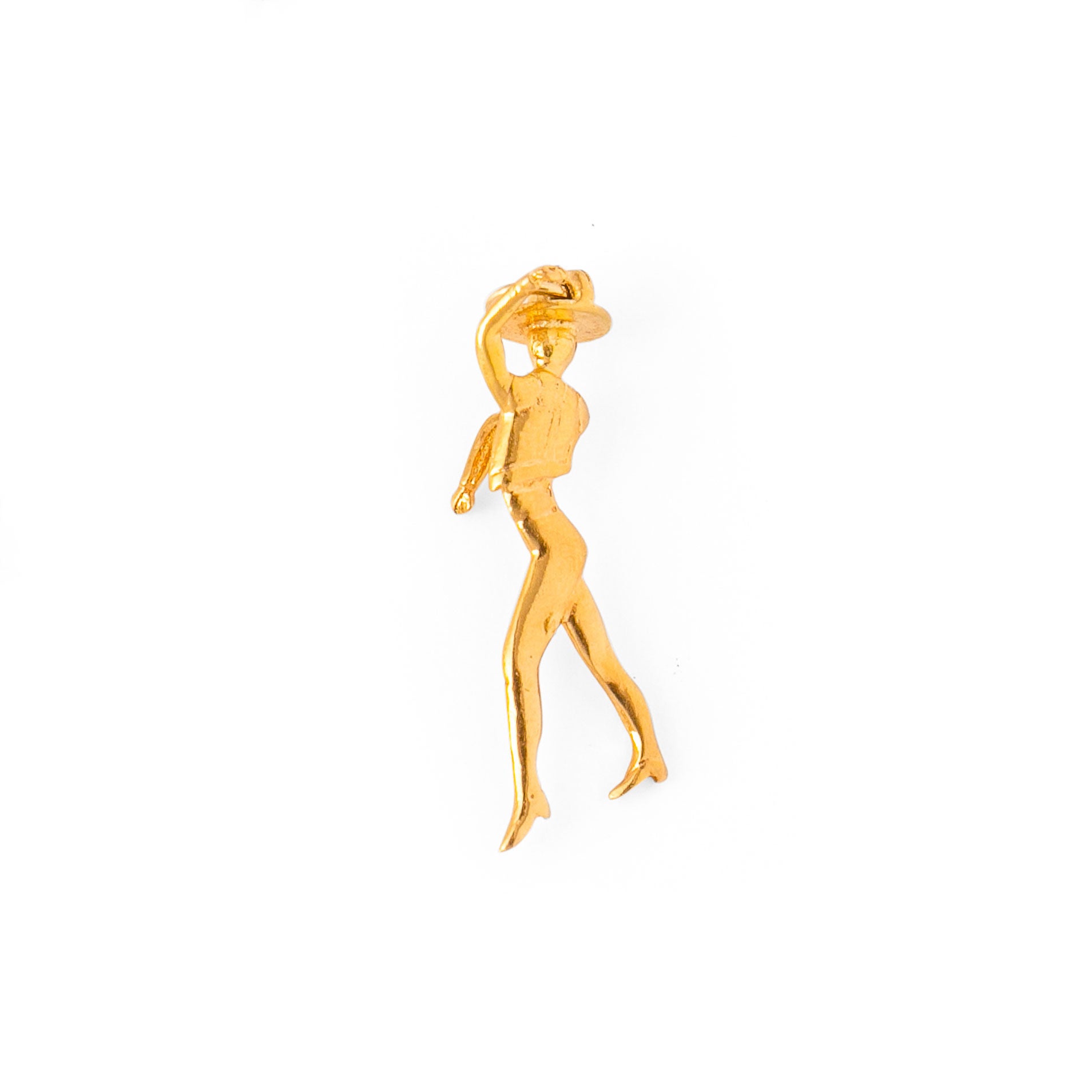 Flamenco Dancer 18k Gold Charm