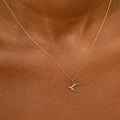 Wishbone 14k Gold Charm