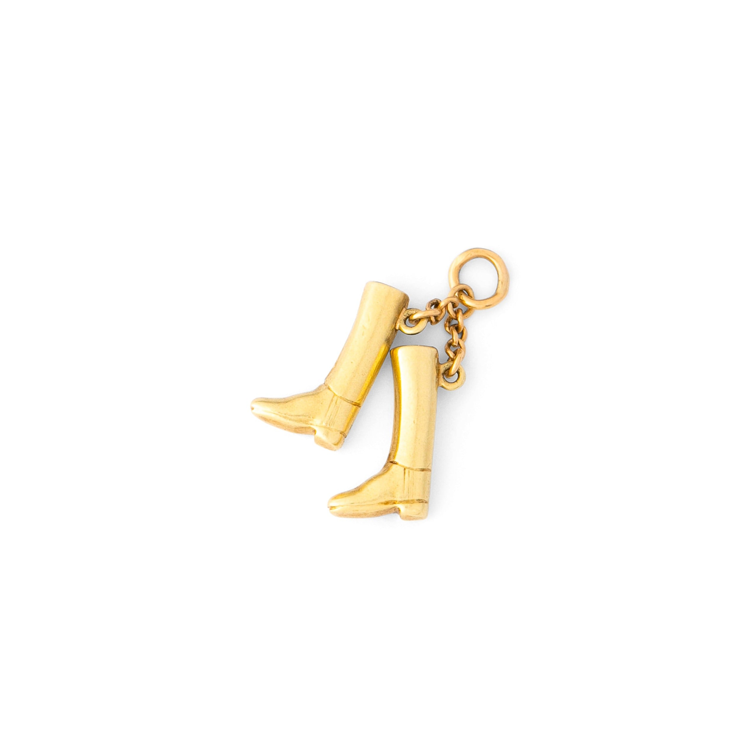 Pair of Boots 14k Gold Charm
