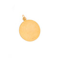 Capricorn 14k Gold Disc Zodiac Charm