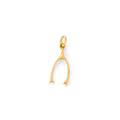 Wishbone 14k Gold Charm