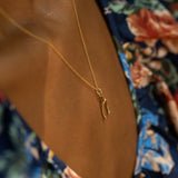 Wishbone 14k Gold Charm
