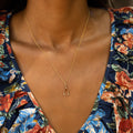 Wishbone 14k Gold Charm