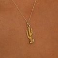 Cactus 14k Gold Charm