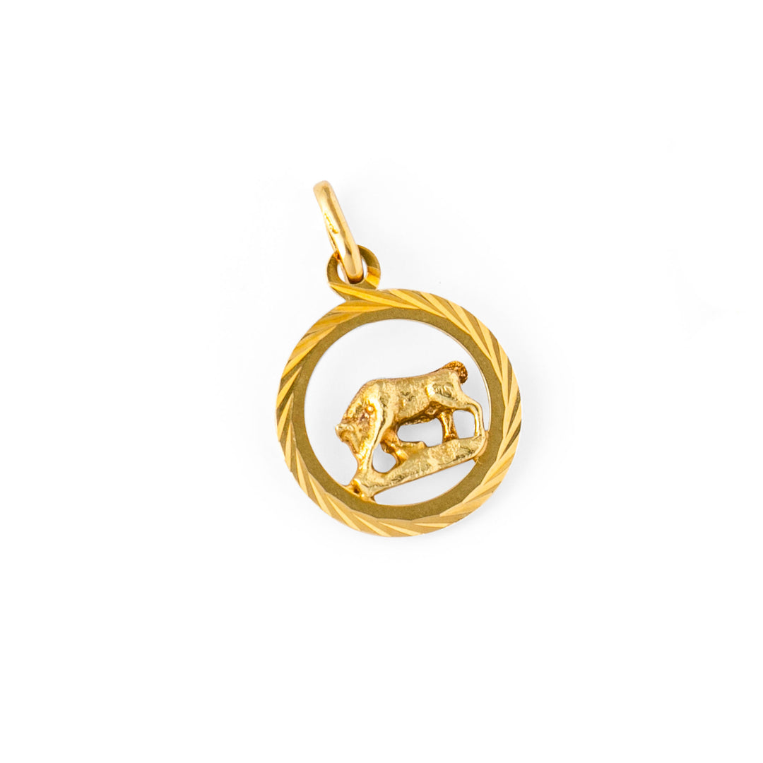 Taurus 14k Gold Zodiac Charm
