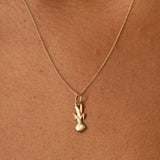 Onion 14k Gold Charm