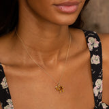 Enamel and 22K Gold Double Sided Camel Charm