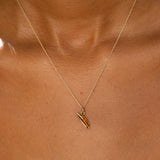 Enamel and 14K Gold Hotdog Charm