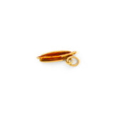 Enamel and 14K Gold Hotdog Charm