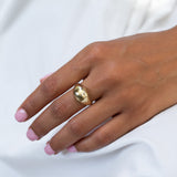 Bombe 14k Gold Dome Ring