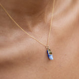 Dutch Clog Enamel and 14K Gold Charm