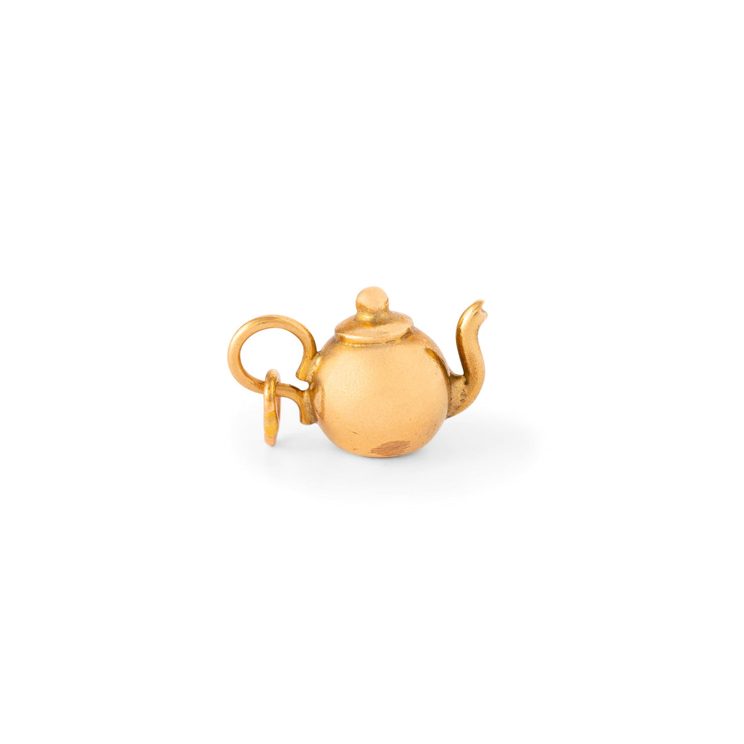 Teapot 10K Gold Charm