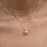 Movable 14K Gold Baby Carriage Charm