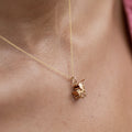 Movable 14K Gold Baby Carriage Charm