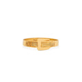 Victorian 14k Gold Buckle Ring