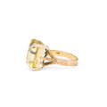 Lemon Citrine and 18K Gold Ring
