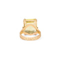 Lemon Citrine and 18K Gold Ring