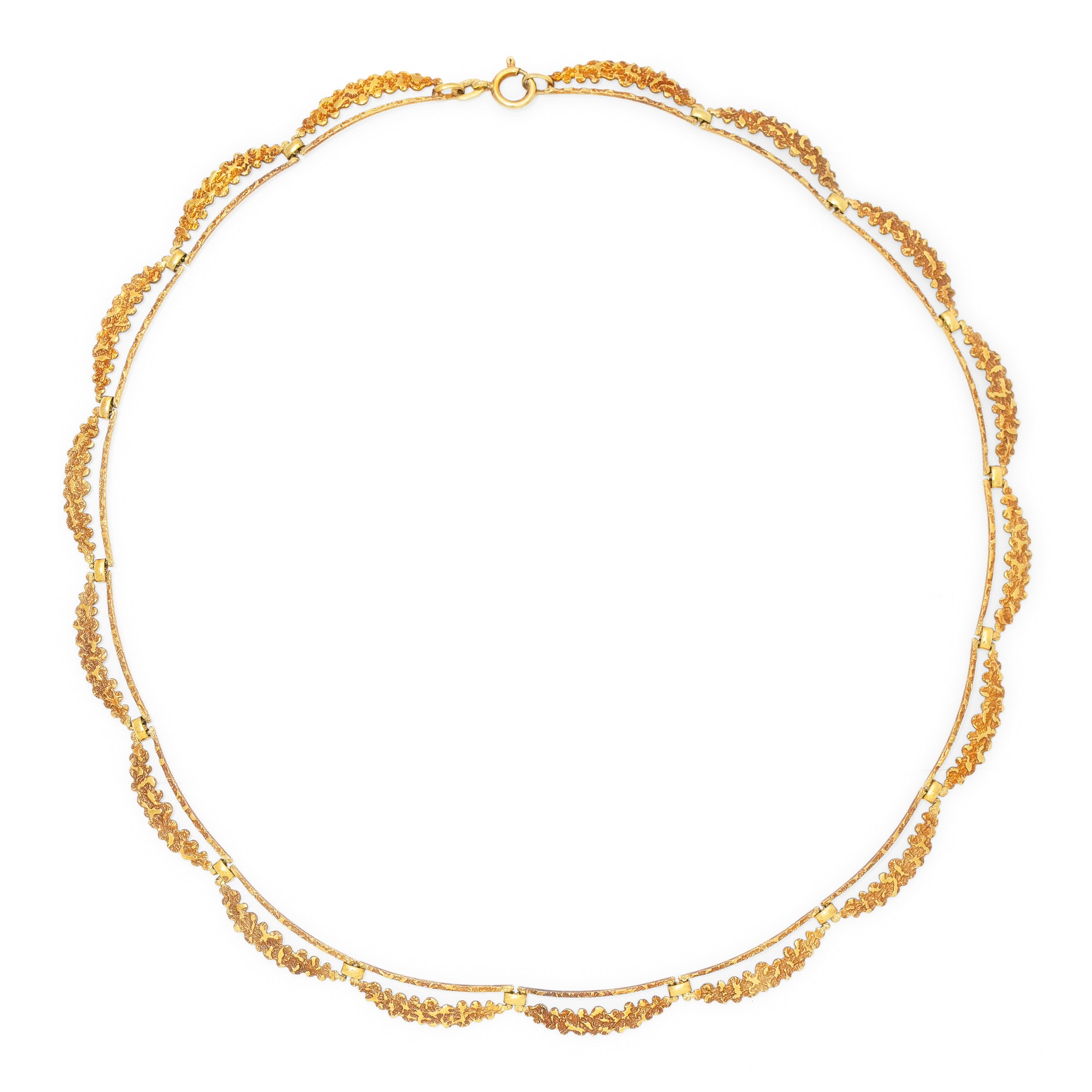 German 8k Gold Collar Necklace