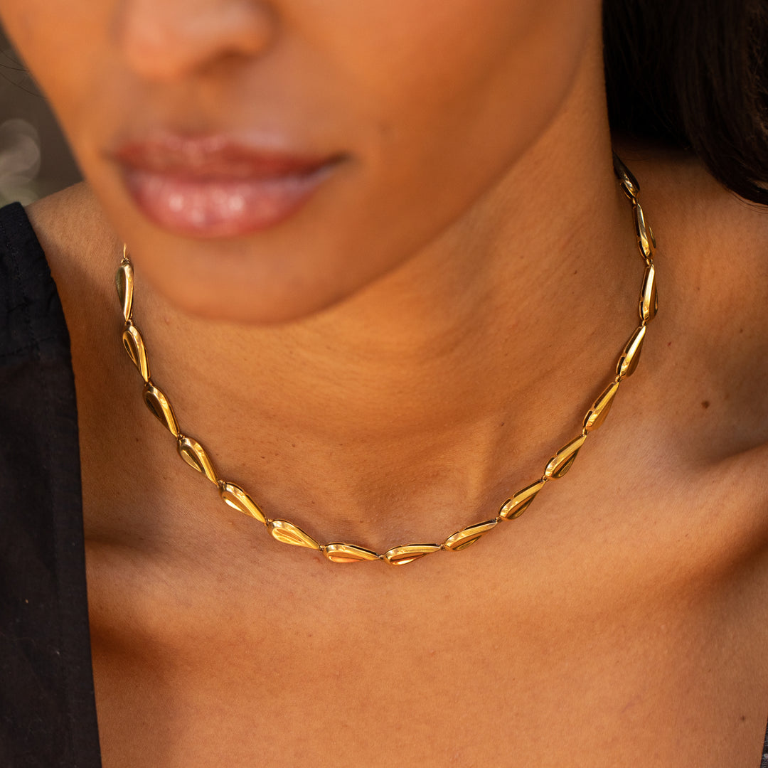 Birks 18k Gold Link Necklace