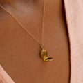 Miniature 10K Gold Locket Charm