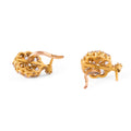 Victorian Rose Cut Diamond and 14k Gold Cluster Earrings
