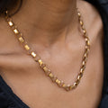 Victorian 18k Gold Link Chain Necklace