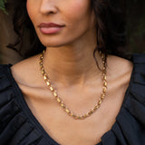 Victorian 18k Gold Link Chain Necklace