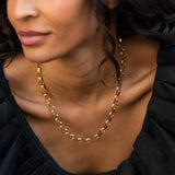 Victorian 18k Gold Link Chain Necklace