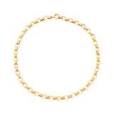 Victorian 18k Gold Link Chain Necklace