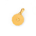 Italian Zodiac Wheel 18k Gold and Diamond Charm