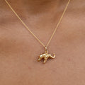 French 18K Gold Elephant Charm