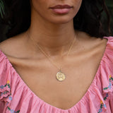 English Large 9k Gemini Zodiac Pendant