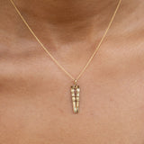 Italian Pair of Skis 14K Gold Charm