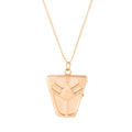 Victorian Trapezoid Shaped 14k Gold Locket